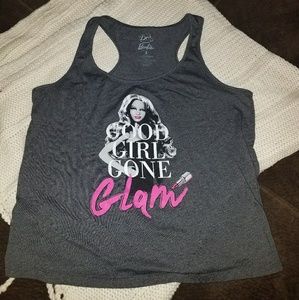 Cute Barbie razor back tee